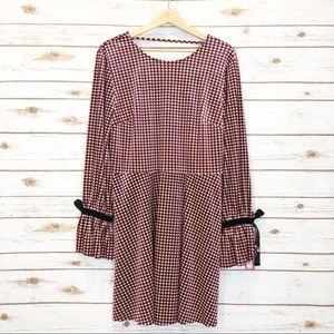 * Xhilaration • NWT Velour Houndstooth Dress